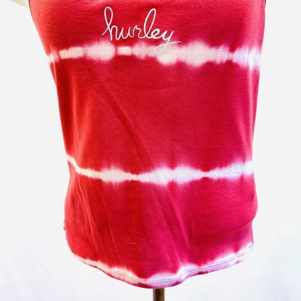 NWT HURLEY Juniors Sleeveless Pullover Cotton Square Neck Cropped Top Size Large - Picture 3 of 9